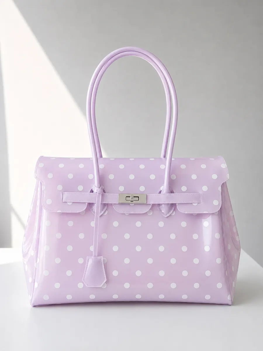 Le Firkin à Pois — coloris Lilas Sucré